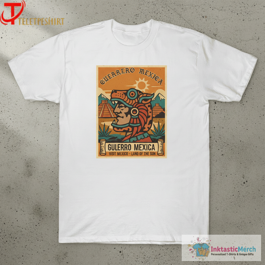 Guerrero Mexica Color A La Mexicana T-shirts 1 Guerrero Mexica Color A La Mexicana T-shirts