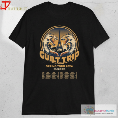 Guilt Trip Spring Tour 2024 Europe T-shirts