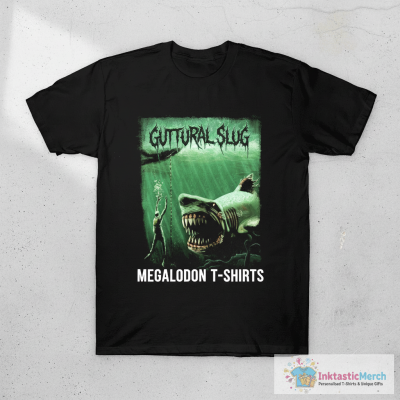 Guttural Slug Megalodon T-shirts