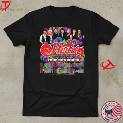 Heart Royal Flush Tour 2025 Photo Dates T-Shirts