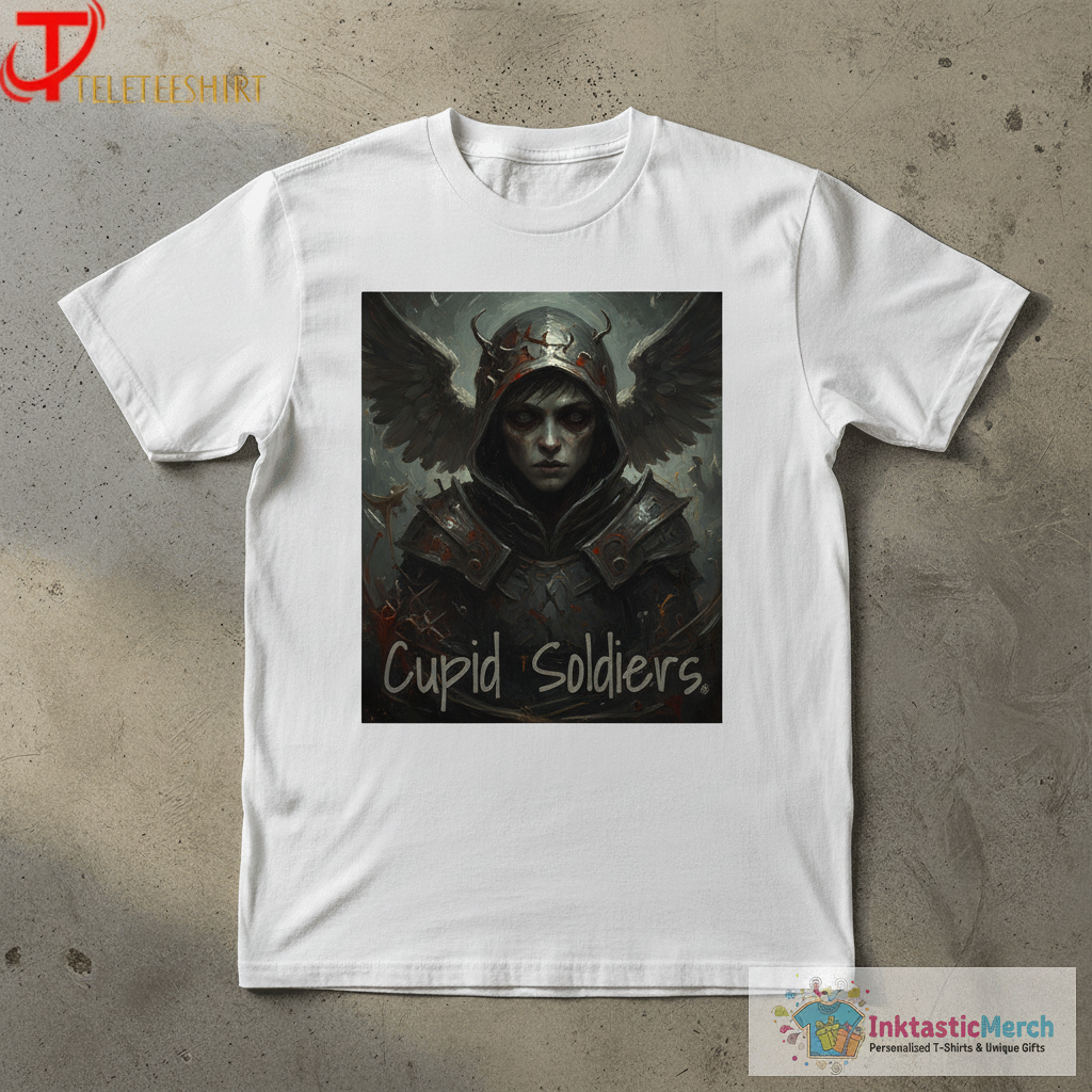 Hella Sketchy Cupid Soldiers Album T-Shirts 1 Hella Sketchy Cupid Soldiers Album T-Shirts