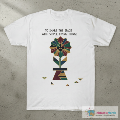 Hozier To Share The Space With Simple Living Things Flower T-shirts