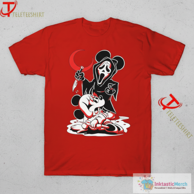 Ice Nine Kills Mickey Scream Mickey Mouse And Minnie Mouse T-shirts