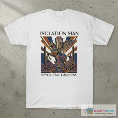 Isolation Man Dark Rider Beyond All Darkness T-shirts