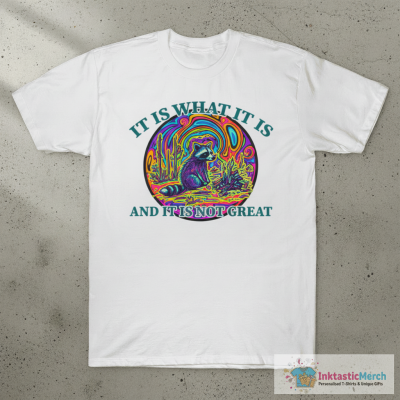 It Is What It Is And It Is Not Great funny raccoon T-Shirt