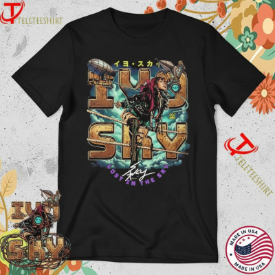 Iyo Sky Ropes WHT Lost In The Sky WWE T-Shirts