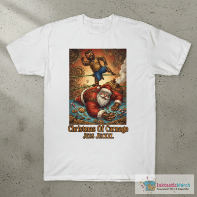 Jess Jeckel Christmas Of Carnage Santa T-shirts