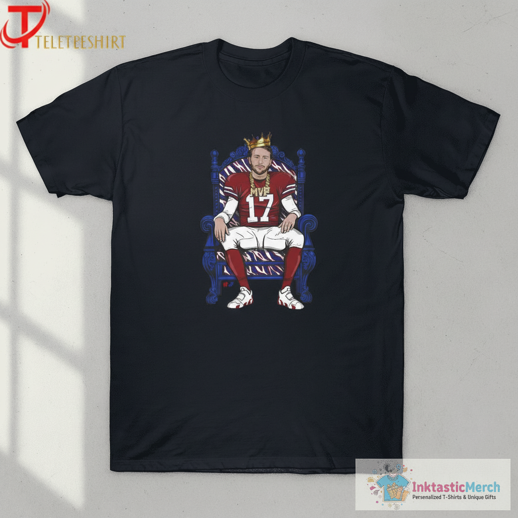Josh Allen King Of The North JA17 MVP Buffalo Bills T-Shirts 1 Josh Allen King Of The North JA17 MVP Buffalo Bills T-Shirts
