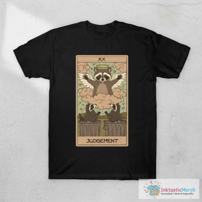 Judgement - Raccoons Tarot T-Shirt