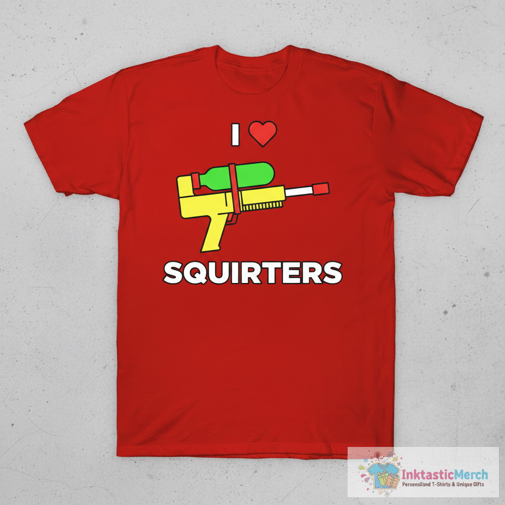 Justin Nunley I Love Squirters T-Shirts 1 Justin Nunley I Love Squirters T-Shirts