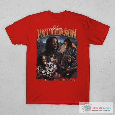 Kam Patterson I Like Rocks Vintage T-Shirts