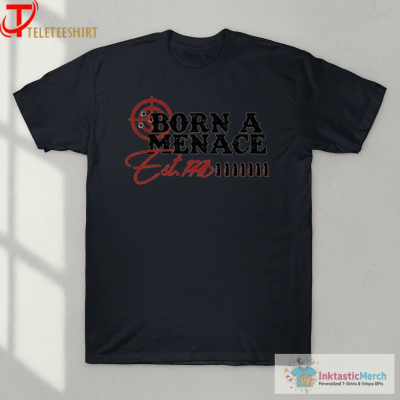 Kanel Joseph Bullseye Born A Menace T-shirts