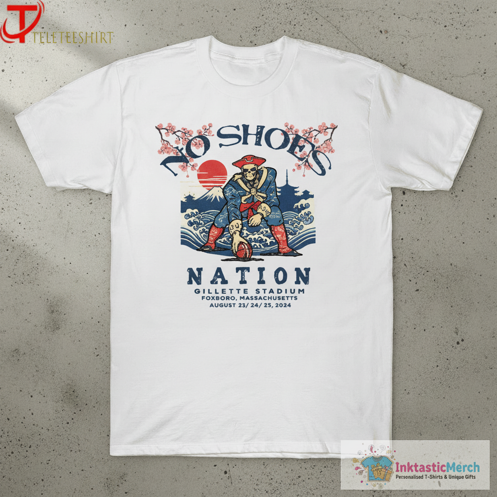 Kenny Chesney No Shoes Nation Gillette Stadium Foxborough Massachusetts August 23-24-25 2024 T-shirts 1 Kenny Chesney No Shoes Nation Gillette Stadium Foxborough Massachusetts August 23-24-25 2024 T-shirts