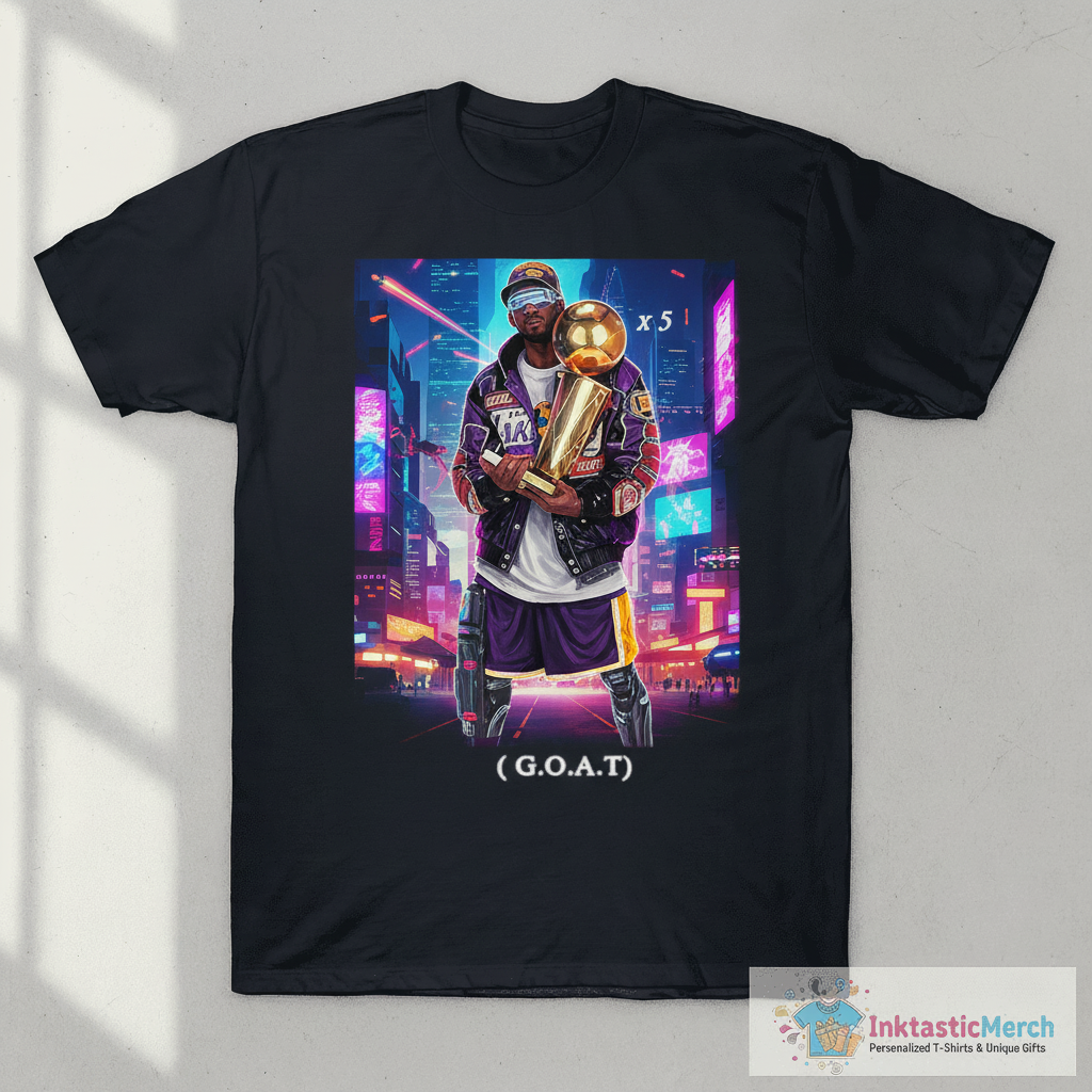 Kobe Bryant Los Angeles Lakers Kobe Championship X5 Goat Photo Shirts 1 Kobe Bryant Los Angeles Lakers Kobe Championship X5 Goat Photo Shirts