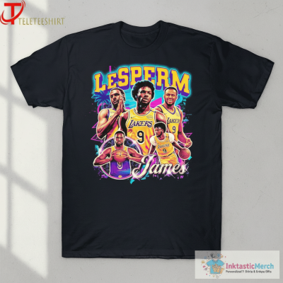 LeSperm James Los Angeles Lakers T-Shirts