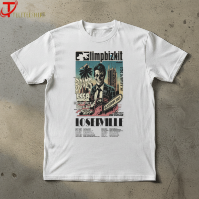 Limp Bizkit Loserville UK & Europe Tour 2025 T-Shirts