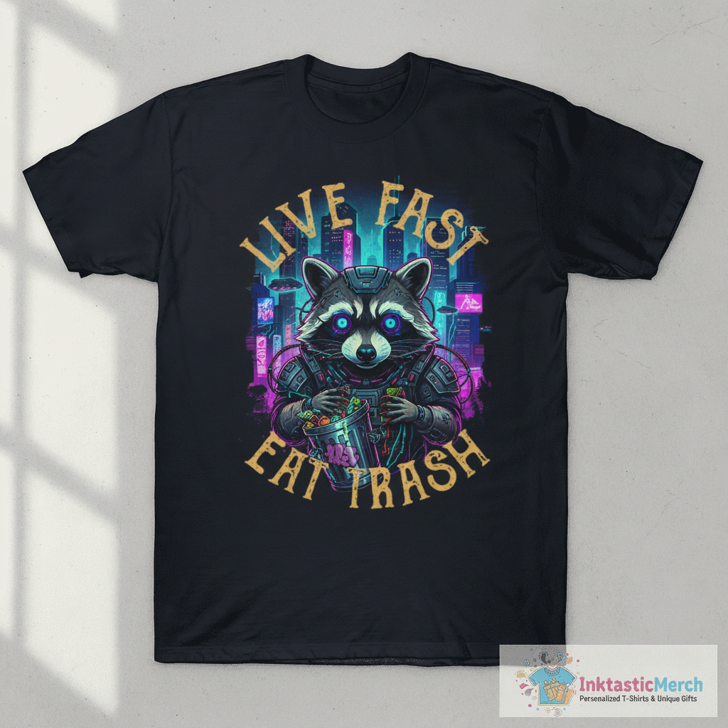 Live Fast Eat Trash T-Shirt 1 Live Fast Eat Trash T-Shirt