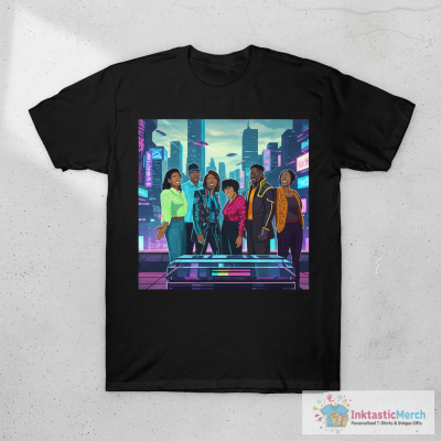 Living Single Black Show Retro Poster T-Shirt