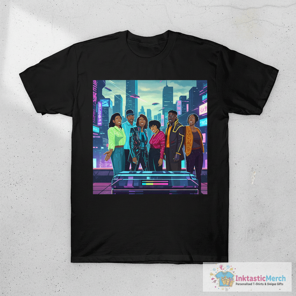 Living Single Black Show Retro Poster T-Shirt 1 Living Single Black Show Retro Poster T-Shirt