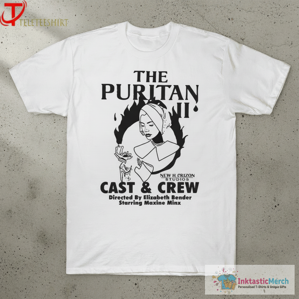 MaXXXine The Puritan II Cast And Crew Elizabeth Bender Starring Maxine Minx T-shirts 1 MaXXXine The Puritan II Cast And Crew Elizabeth Bender Starring Maxine Minx T-shirts