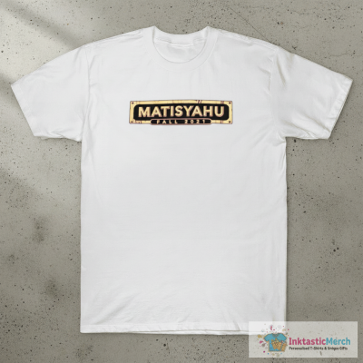 Matisyahu City Winery Fall 2021 Tour T-shirts