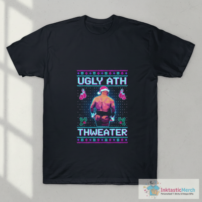 Mike Tyson Ugly Ath Thweater Ugly Christmas T-Shirt