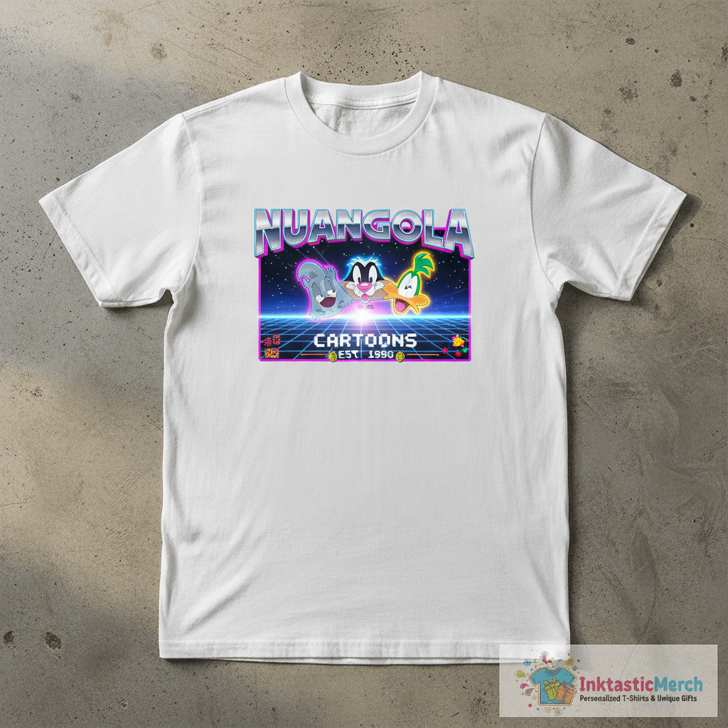 Nuangola Cartoons est 1990 T-Shirt 1 Nuangola Cartoons est 1990 T-Shirt