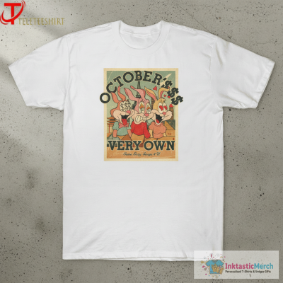 October’s Very Own Some Sexy Songs 4U Collegiate Bunny T-shirts