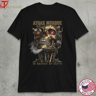 Official Atrax Morgue In Search Of Death T-shirts