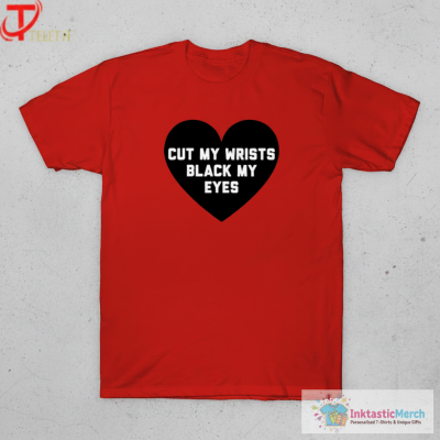 Official Hawthorne Heights Cut My Wrists Black My Eyes Heart Shirts