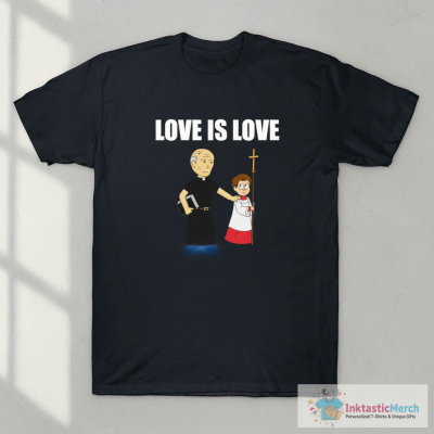 Official Love Is Love Priest T-shirts