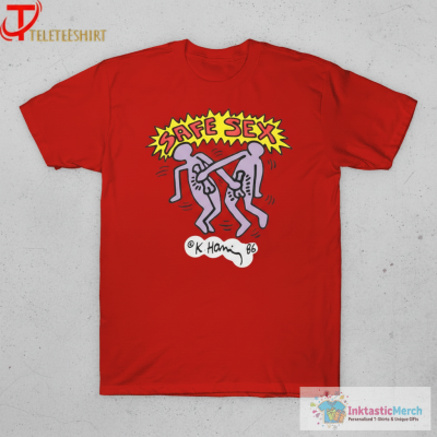 Official Safe Sex Keith Haring 86 T-Shirts