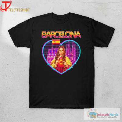 Olivia Rodrigo Jesus Barcelona Heart Spain Flag Controversy Shirts