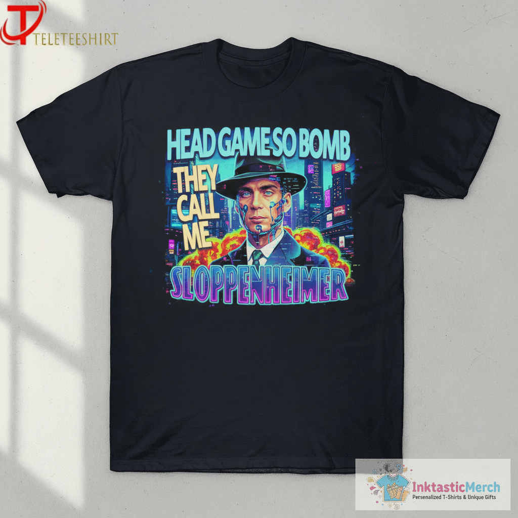 Oppenheimer Head Game So Bomb They Call Me Sloppenheimer T-shirts 1 Oppenheimer Head Game So Bomb They Call Me Sloppenheimer T-shirts