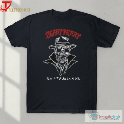 Perry Caravello Scary Perry Skateboards Skull T-shirts