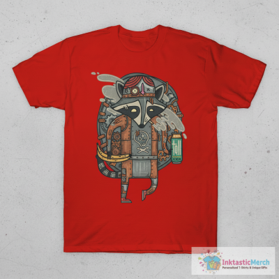 Raccoon wearing human "hat" T-Shirt