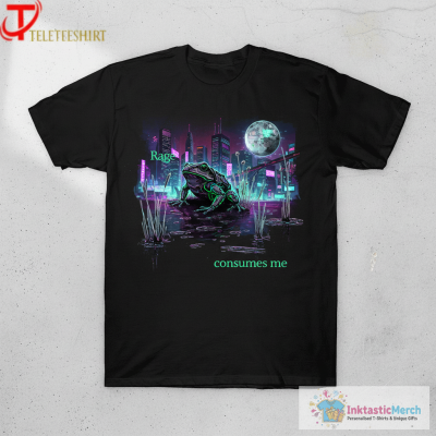 Rage Consumes Me Frog Moon T-shirts