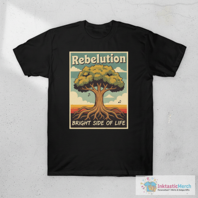 Rebelution Bright Side Of Life Rock Reggae T-shirts