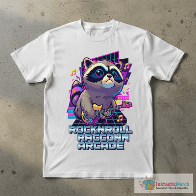 Rocknroll Raccoon T-Shirt