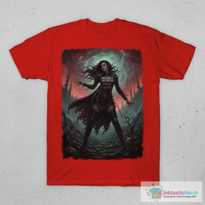 Rosalia Wearing Protect Me From What I Want T-shirts