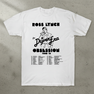 Ross Lynch The Driver Era Obsession Tour ’25 Dates T-shirts