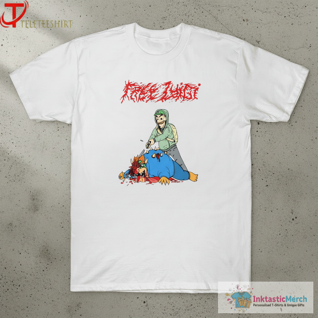 Sanguisugabogg Free Luigi Mangione Super Mario Bros T-shirts 1 Sanguisugabogg Free Luigi Mangione Super Mario Bros T-shirts