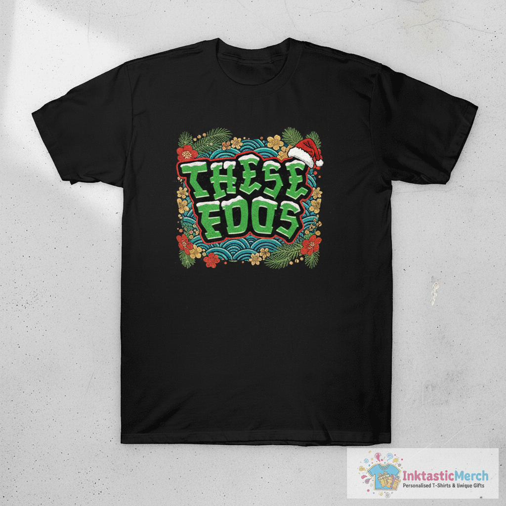 Santa Hat These Foos Christmas T-Shirt 1 Santa Hat These Foos Christmas T-Shirt