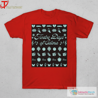 Selena Gomez Twelve Days of Selena Rare Icons Holidays T-shirts