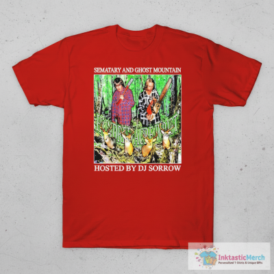 Sematary And Ghost Mountain Hosted By Dj Sorrow Grave House Hundred Acre Wrist T-shirts