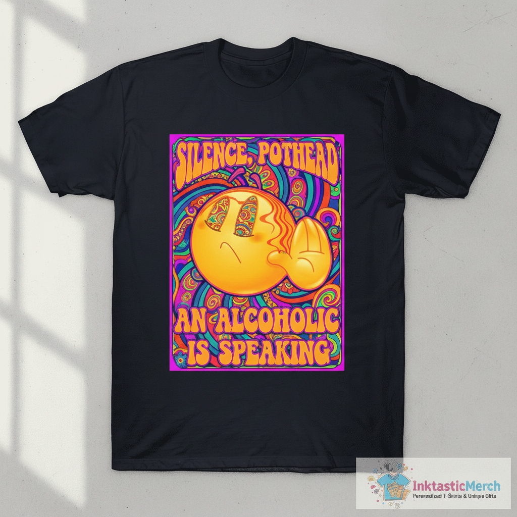 Silence Pothead, An Alcoholic Is Speaking Shirts 1 Silence Pothead, An Alcoholic Is Speaking Shirts