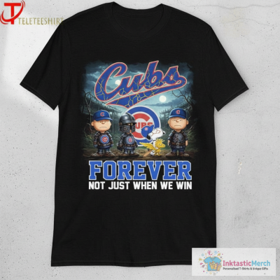 Snoopy And Friends The Peanuts Chicago Cubs Forever Not Just When We Win T-shirts