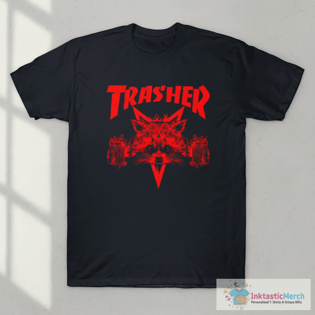 TRASHER (candy red) T-Shirt 1 TRASHER (candy red) T-Shirt