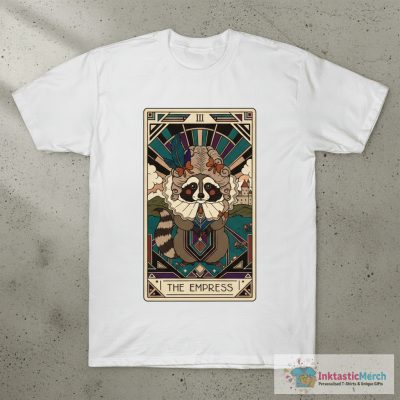 The Empress - Raccoons Tarot T-Shirt