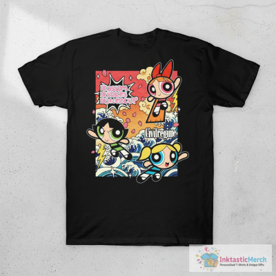 The Powerpuff Girls Civil Regime Blossom Bubbles Buttercup T-shirts